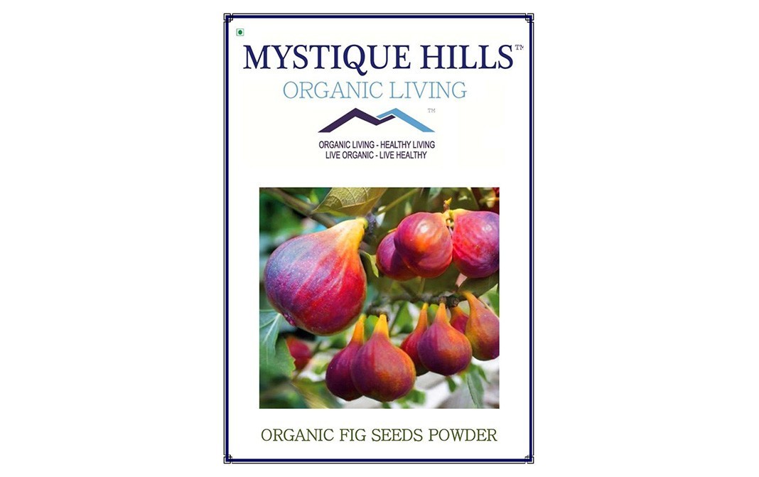 Mystique Hills Organic Fig Seeds Powder    Box  100 grams